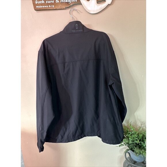 Free Country Soft Shell Jacket Mens Size XXL Black - Picture 4 of 4